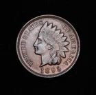 1895 Indian Head Cent  AU+