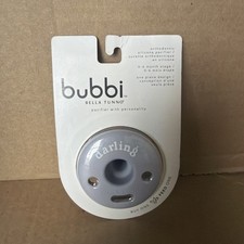 Bubbi Bella Tunno Darling Pacifier Size 0-6 Months Gray