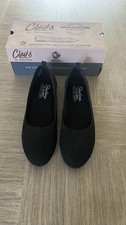 Skechers Slip-In Flat Cleo  s Black Women Size 11  BRAND NEW  