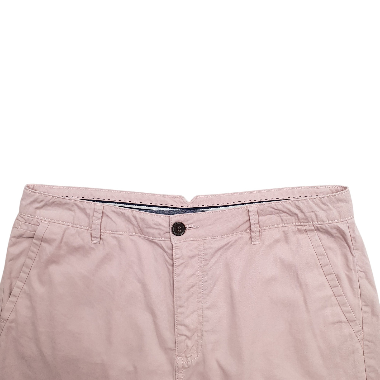 CREW CLOTHING COMPANY Pink Chino Cotton Shorts Mens W34 image 2