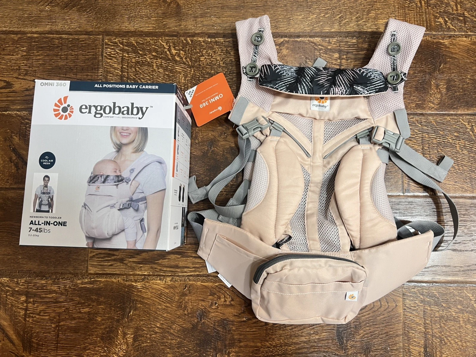 Ergobaby Omni 360 Baby Carrier - Cool Air Mesh - Maui Pink