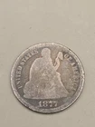 1877 Seated Liberty Silver Dime 10C - Philadelphia Mint