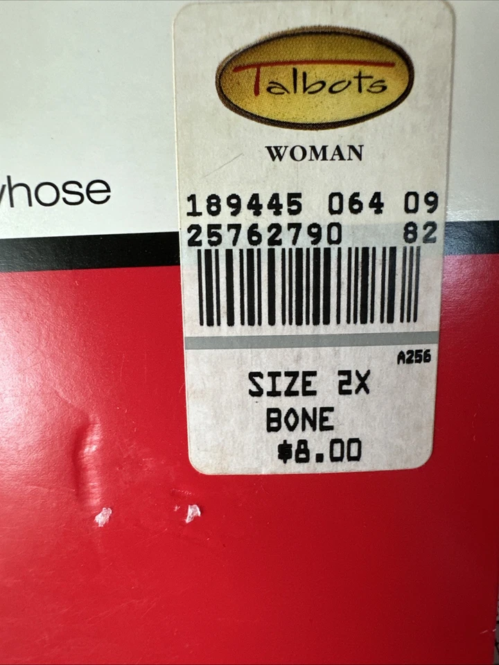 2 Calcinha Talbots Feminina Seda Transparente Conforto Controle Top BONE Tamanho 2X NOVA VINTAGE - Imagem 4 de 4