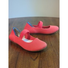 Rothy's Kids Mary Jane Flats Red size 2