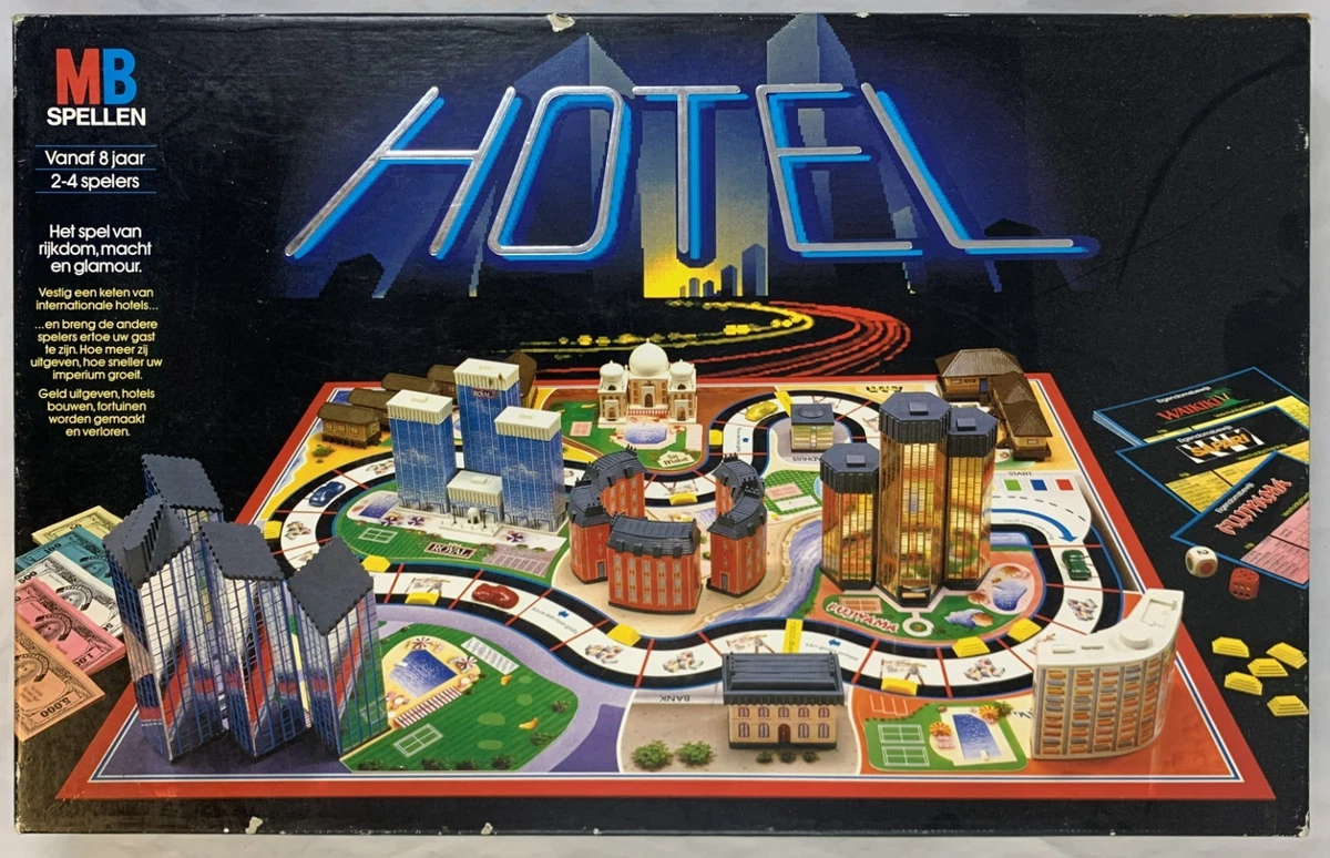 MB Juegos Hotel Juego de Mesa Inmobiliaria Estrategia Juego Vintage Completo ...
