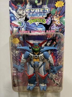 Playmates Toys TMNT Cyber Samurai Boxed Action Figures Leo Don Raph Plastic