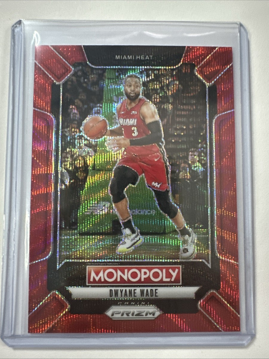 2024-25 Prizm Monopoly Legend Dwayne Wade #LEG10 Red Wave Heat