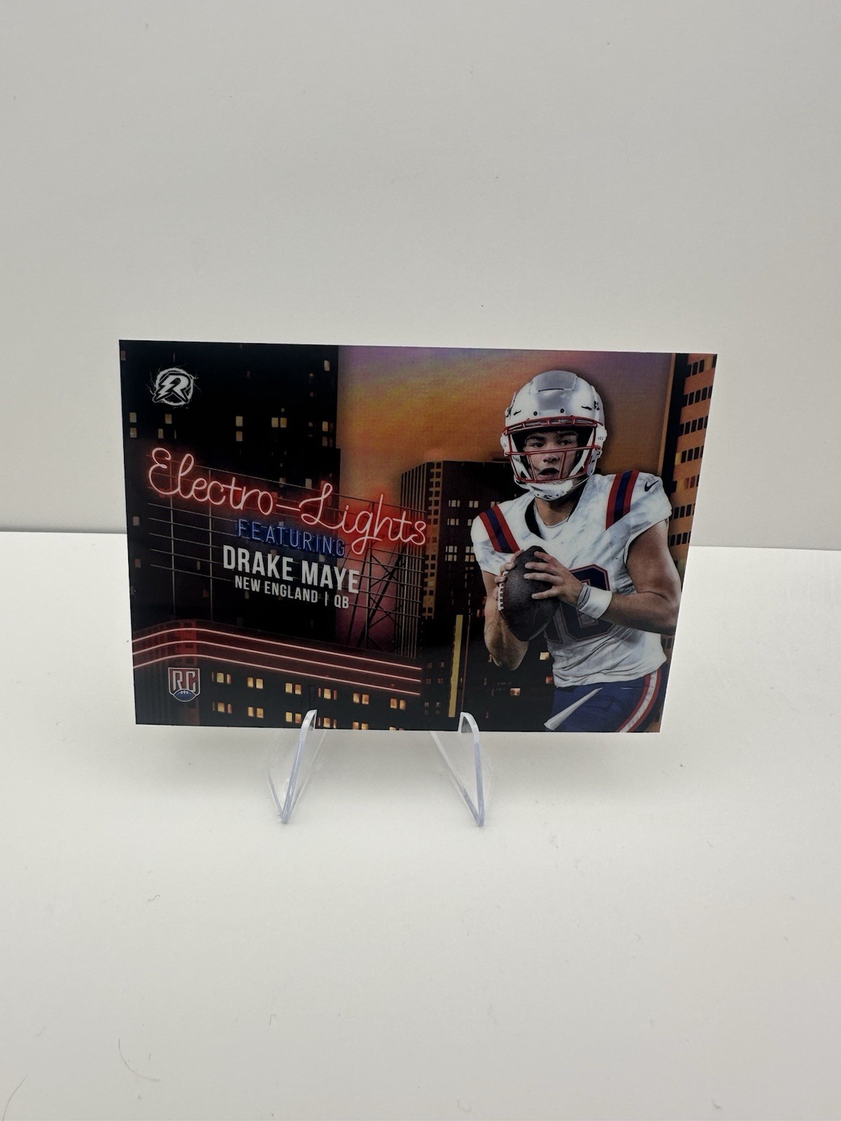 2024 Topps Resurgence Drake Maye Electro-Lights RC Rookie #EL-7 NE-Patriots SSP