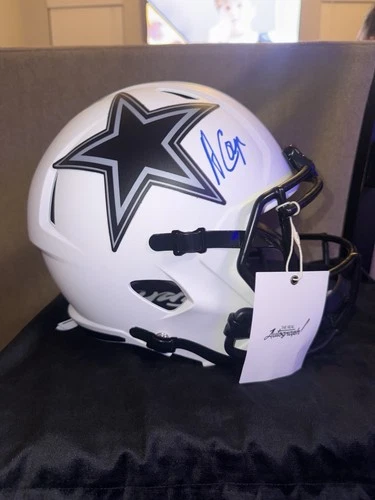 Amari Cooper Autographed Dallas Cowboys Full Size Speed Helmet With COA