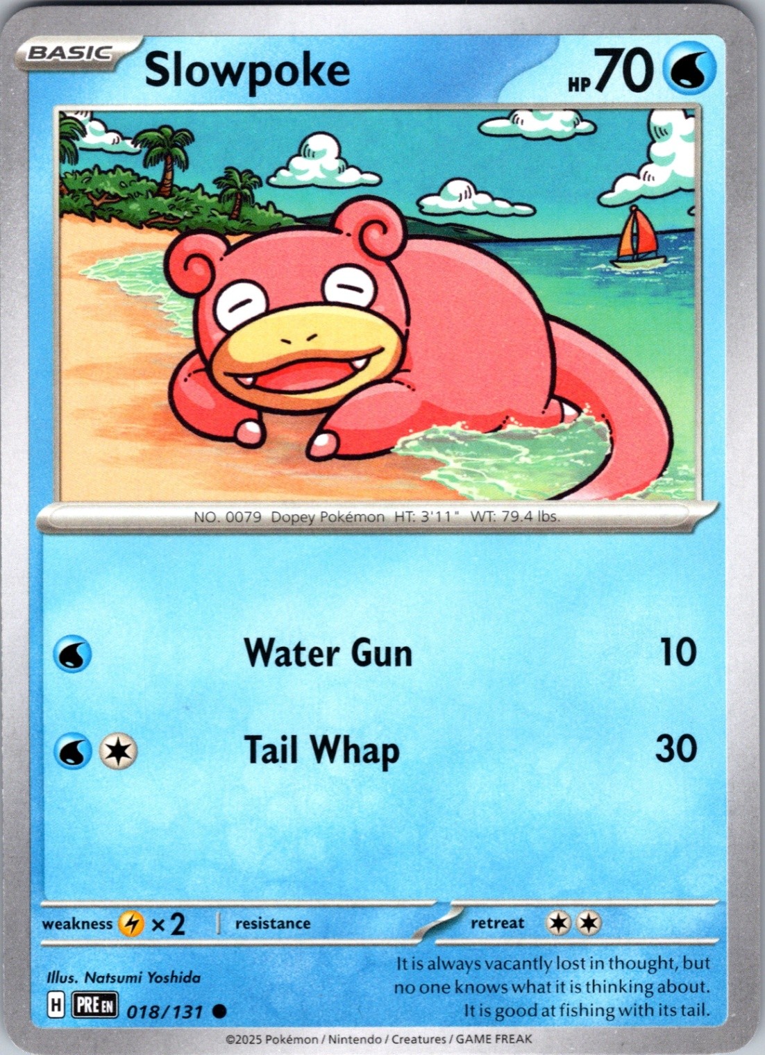 Slowpoke 018/131 Common Regular SV: Prismatic Evolutions NM