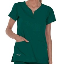 Women's Grey's anatomy By Barco Signature Scrubs Hunter Green New Women's M