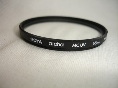 HOYA 58mm alpha MC UV filter