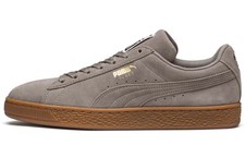 PUMA Suede Classic Elephant 365347-47 Gum Unisex Shoes Gray Sneakers
