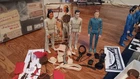 MARX TOYS ACTION FIGURES,  12 INCHES TALL. TRAPPER BOONE, CAPT MADDOX, GERONIMO.