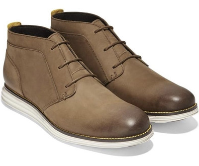 Cole Haan mens brown Italian leather lined ankle chukka boots sz 11m SKU 10-323 Cole Haan Men main image 3