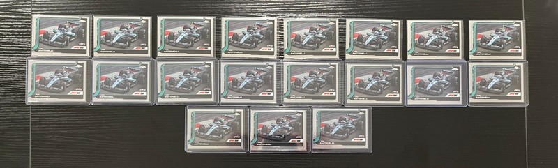 2025 Topps Chrome Formula 1 F1 Kimi Antonelli RC Rookie #80 (19 Card Lot)