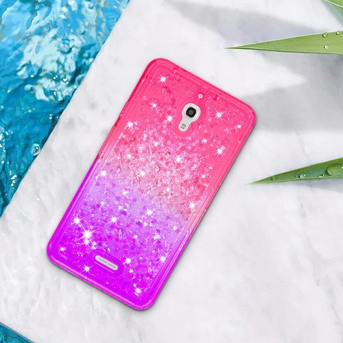 Custodia telefono silicone antiurto sabbia rapida per Alcatel PIXI 4/1X Evolve/7 Folio - Foto 8 di 36