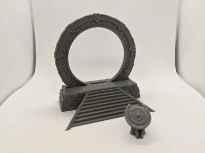 Stargate Ring DHD Miniature 1/76 1/56 20mm 28mm Scale Model Atlantis Prop SG1 3d