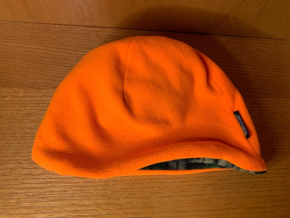 peterson predator camo reversable bright orange beanie hunting - Image 3 of 4