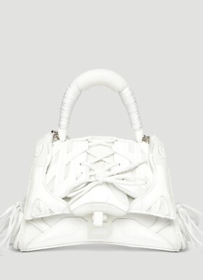 Balenciaga Small Sneakerhead Top Handle Bag White Glow In Balenciaga Small Sneakerhead Top Handle Bag White Glow In