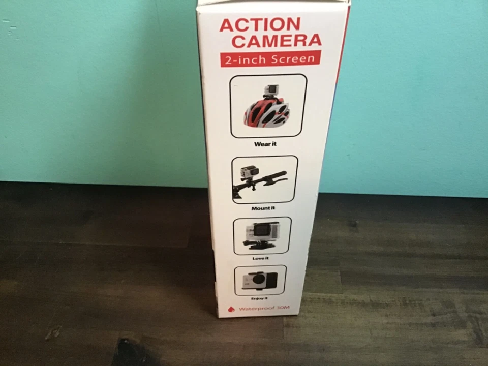 HD 720P 2" LCD Sport DV Action Camera Video Camcorder with Accessories    NEW - Image 4 of 4