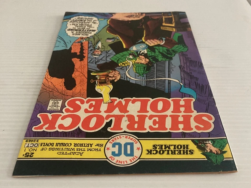 SHERLOCK HOLMES Vol. 1, No. 1 (1976) por Sir A. Conan Doyle DC COMICS Foto 4 de 4