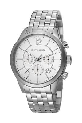 Pierre Cardin TROCA Herrenuhr Chronograph Edelstahl Edelstahlband PC106591F07