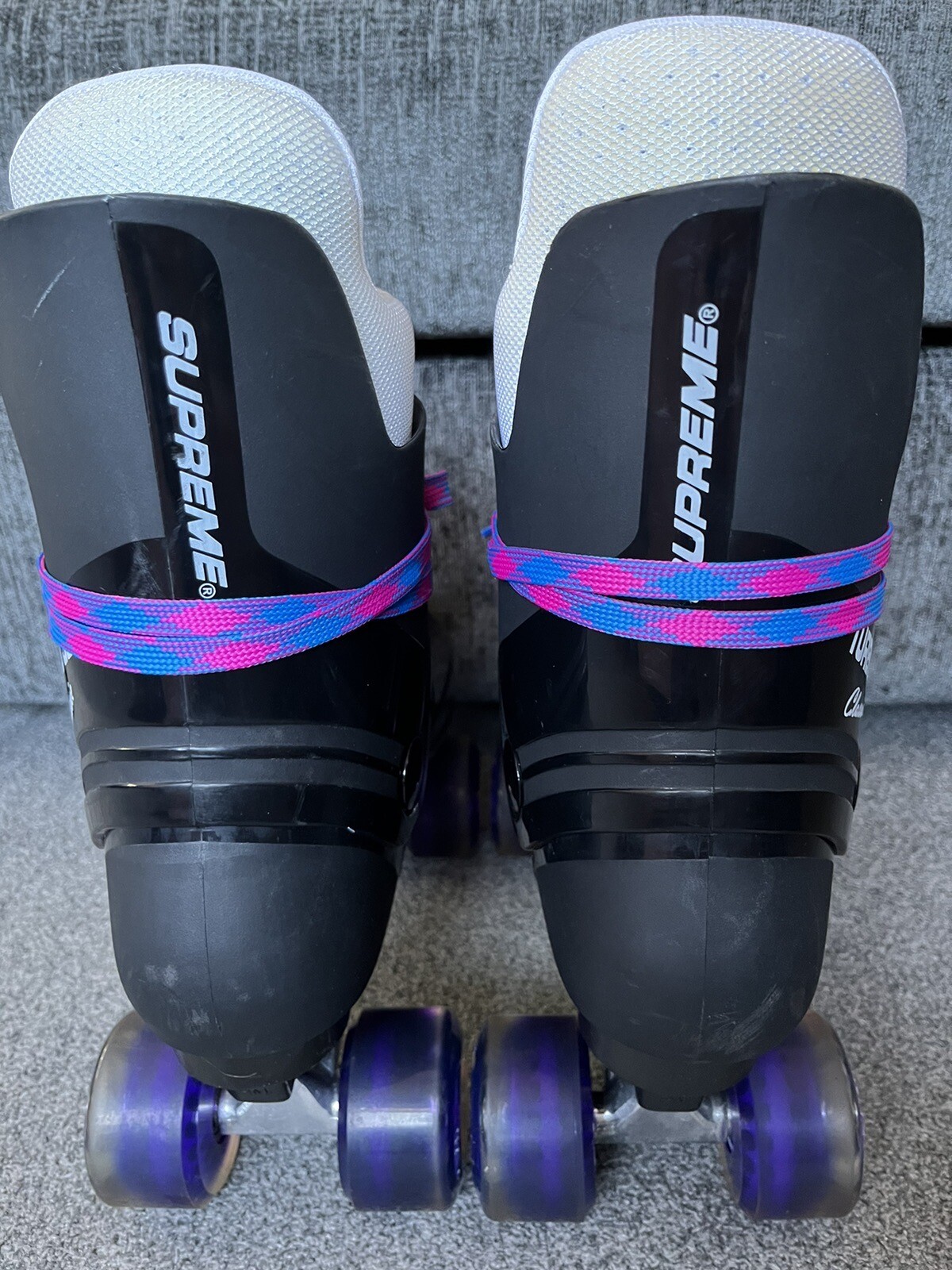 Supreme Turbo 33 Roller Skates Uk 10 Moxi Gummy Wheels Abec 11 Bauer