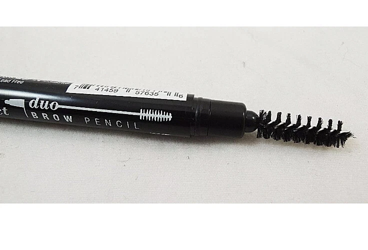 J Cat Beauty Perfect Duo Eyebrow Pencil & Brush Dark Brown Cruelty Free NEW .25g - Image 2 of 4