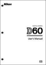 Nikon D60 User Manual Guide Instruction Operator Manual