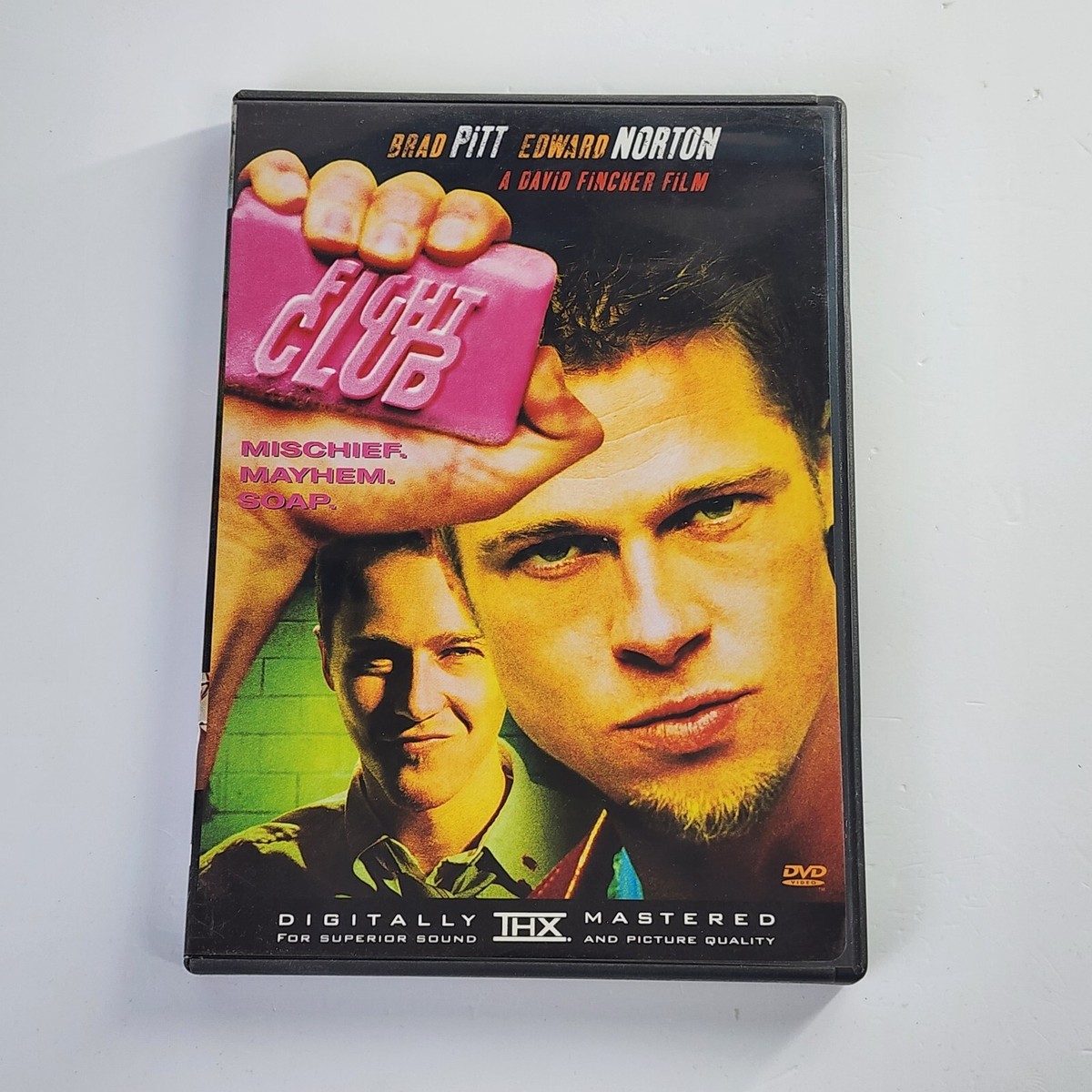 Fight Club (DVD, 1999) Brad Pitt, Edward Norton, Helena Bonham
