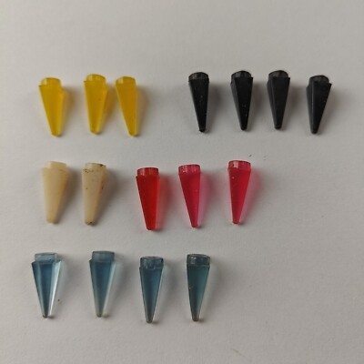 Vintage Mighty Morphin Power Rangers Zord Mini Figure Crystal Lot of 16