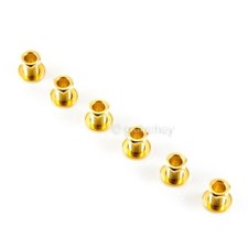 Gotoh SG38107 HAP 6 in line Adjustable Tuners Set w SMALL Buttons GOLD G1N