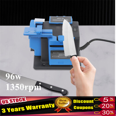 Professional Electric Knife Sharpener Drill Sharpening Machine Household 1350rpm