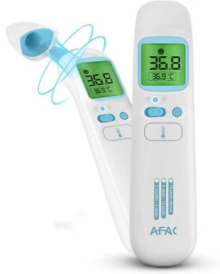 AFAC No Contact Infrared Thermometer Forehead and Ear Modes - Children and Adults