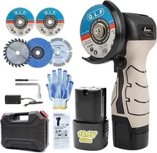 Cordless Brush Angle Grinder Kit 19500rpm Mini Electric Angle Grinding Tool