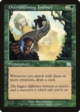 x1 Overwhelming Instinct x1 MTG Onslaught Magic The Gathering