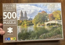 Bow Bridge Central Park New York 500 Piece Puzzle Sealed New Page Publication