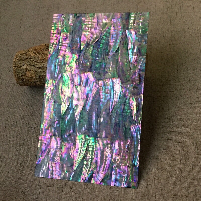 UK 1pcs DIY Natural Inlay Material Multicolor Abalone Shell Blanks Craft Supply