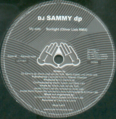 DJ Sammy - Sunlight (12'', 1/2) (Very Good Plus (VG+)) - 1917358718