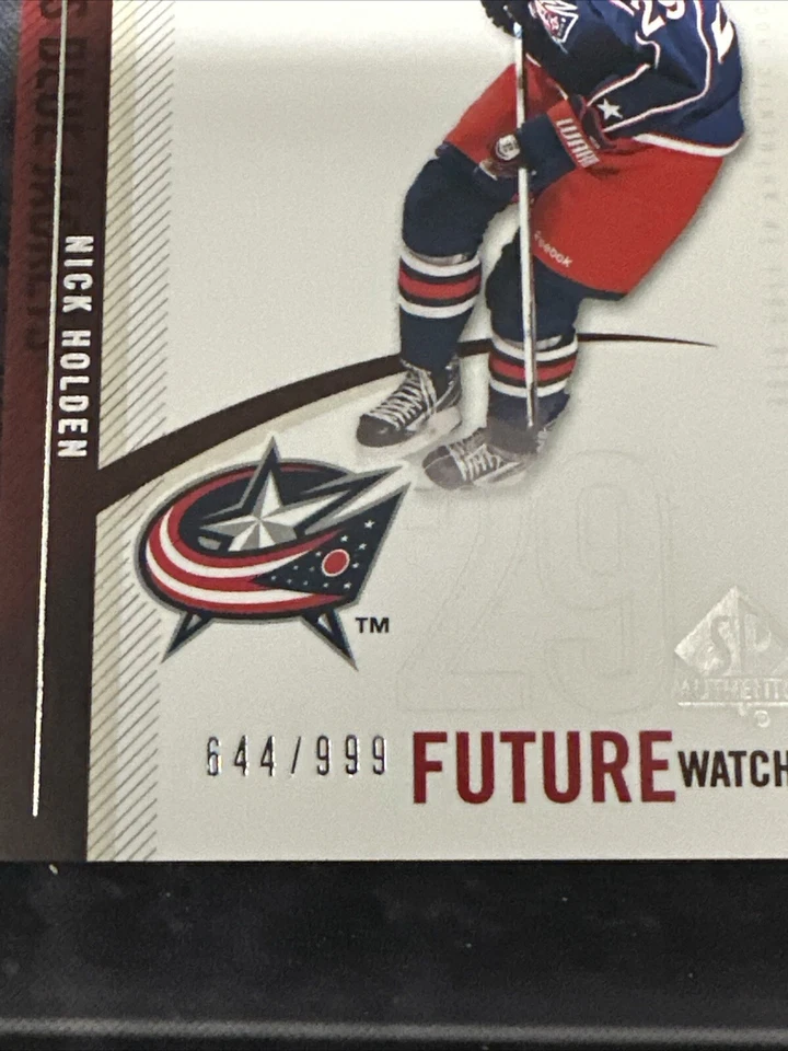 2010-11 SP Authentic Future Watch 219 Nick Holden Columbus Blue Jackets - Image 2 of 3