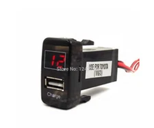 TOYOTA HILUX VIGO FORTUNER USB CHARGE WITH VOLTAGE DISPLAY