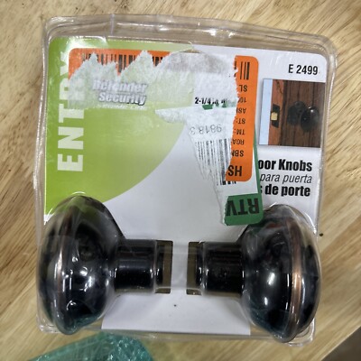 Prime-Line Classic Bronze Plated Spindle Knob Set (E 2499)
