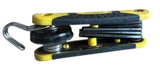Folding Hex Key Allen Wrench Set with Hook Attachment Magnetic Used