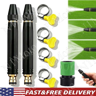 #ad Larnto High Pressure Hose Nozzle Water Gun for Car Wash Garden Pressure Booster $17.99