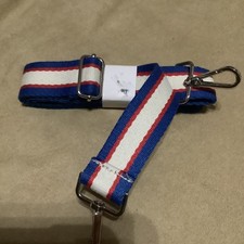 Adjustable Shoulder Crossbody Bag Strap Replacement Blue Stripe NEW