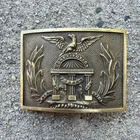 Hanover Brass Georgia Confederate Belt Buckle Plate Reproduction