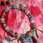 4pc Mixed Lot Beaded Stretch Bracelets Multicolor Kids Heart & Butterfly Charms — photo 4