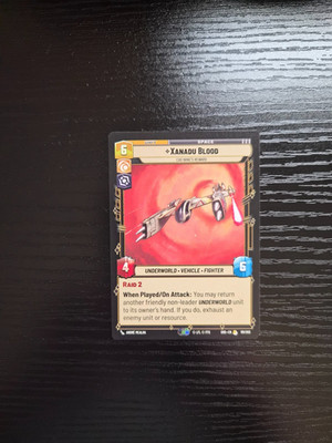 Star Wars Unlimited - Xanadu Blood - Cad Bane's Reward #191 - RARE