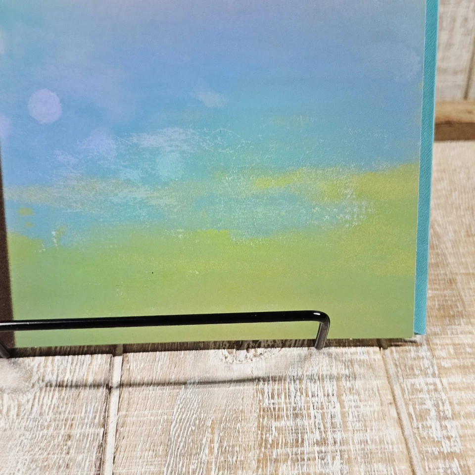 Tarjeta de felicitación de aniversario Hallmark My Husband cordón con cuentas azul verde Foto 4 de 4